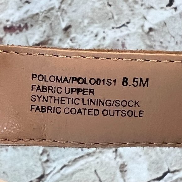 Steve Madden Women's Brown Fabric Open Toe Ankle Strap Jute Wedges Sandals 8.5 M - Picture 8 of 9